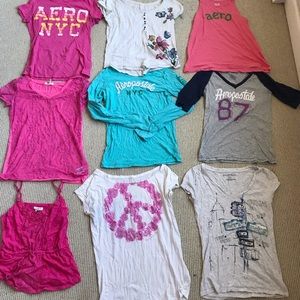 Aeropostale 9 shirt bundle